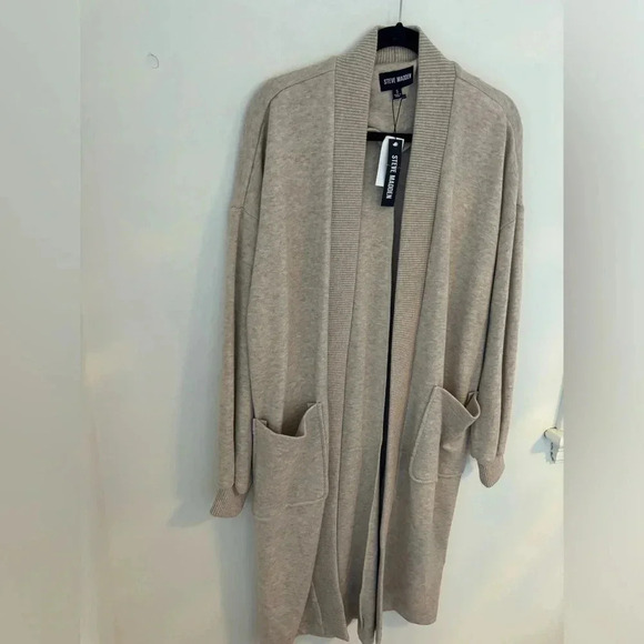 Steve Madden Marla Open Front Long Cardigan NWT - Picture 7 of 9